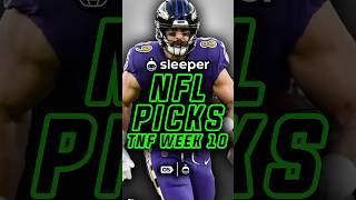 Best NFL Sleeper picks for Thursday Night Football Week 10 117  Sleeper Picks Promo Code [upl. by Oivat]