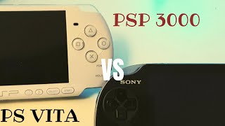 Ps Vita VS PSP 3000 ¿Cual escoger [upl. by Aivataj490]