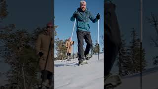 PyhäLuosto snowshoeing during spring [upl. by Yearwood]