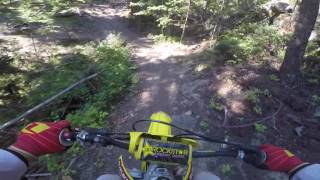 Suzuki RMZ 450 Single Track Enduro Cross Country [upl. by Nonnad]