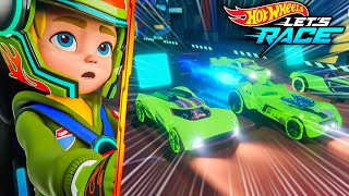 Hot Wheels Racers are Challenged by Sticky Tracks  Hot Wheels Lets Race [upl. by Rickey]