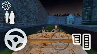 Driving Grandpa Boat in Granny Chapter Two  Boat Escape Mod [upl. by Rivers]