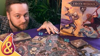 Ironwood  A SUPER Thematic HeadtoHead Board Game [upl. by Bayard]