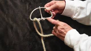 Mohair Cinch Making Part 2Knots [upl. by Ramak]