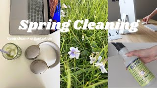 spring cleaning 2024 satisfying apartment deep clean [upl. by Ainahpets]