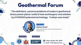 Geothermal Forum  Ayhan Erten Bozzetto Group [upl. by Eillam]