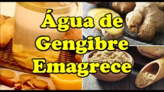 🔴Água de Gengibre Emagrece e Elimina Gordura  Aprenda a Preparar [upl. by Anon]