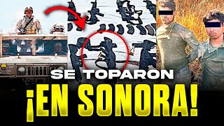 💥ABATEN a 21 PISTOLEROS de LOS SALAZAR en TOPÓN en YECORA SONORA [upl. by Yelkreb61]