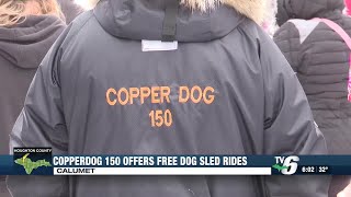 CopperDog 150 offers free dog sled rides [upl. by Alimak]