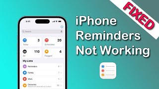 iPhone Reminders Not Working How to Fix [upl. by Oba]