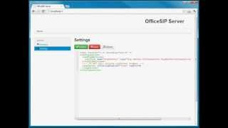 web interface of sip server [upl. by Kriss882]