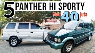 5 PILIHAN PANTHER HI SPORTY APIK² HARGA MULAI 40 JUTA [upl. by Ahsikrats]