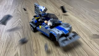 LEGO Sportcars MOC Crash Slow Motion 1000fps [upl. by Thacker]