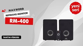 Maxword RM400 Aktif Stüdyo Referans Monitörü 4 İNÇ ÇİFT Bluetooth USB 140 Watt [upl. by Dupuis]