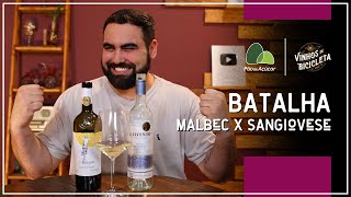 BATALHA DE VINHOS Malbec Branco x Sangiovese Branco [upl. by Toomay]