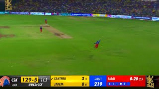 Watch  Faf du Plessis Catch of M Santner in Todays Match  Du Plessis Brilliant Catch today [upl. by Tibbitts]