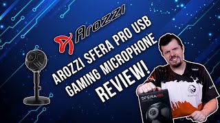 Arozzi Sfera Pro USB Gaming Microphone Review  Worth your while [upl. by Masao]