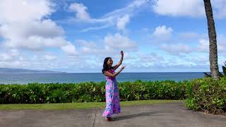 Hawaiian Wedding Song Hula dance [upl. by Galasyn]