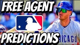 202425 MLB FREE AGENT PREDICTIONS [upl. by Nwonknu]