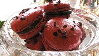 MACARON CHOCOLAT RECIPEマカロンショコラの作り方 [upl. by Naanac]