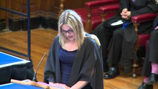 Graduation address Natasha Spreadborough  10 July 2013 [upl. by Marlane]