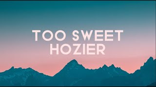 Hozier Too Sweet Lyrics [upl. by Lehcir812]