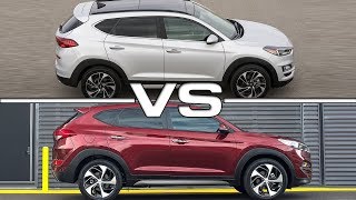 2019 Hyundai Tucson vs 2016 Hyundai Tucson NEW vs OLD [upl. by Yahsal751]