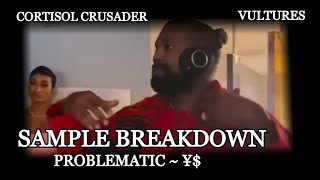 Sample Breakdown Kanye West  PROBLEMATIC [upl. by Ennayelhsa]