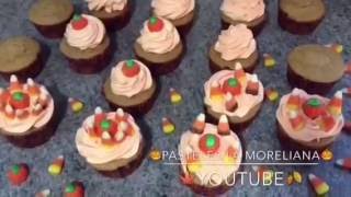 🎃 CUPCAKES DE CAMOTE  SWEET POTATOES 🍁 CON MERENGUE CASERO  receta para 16 cupcakes [upl. by Dede]