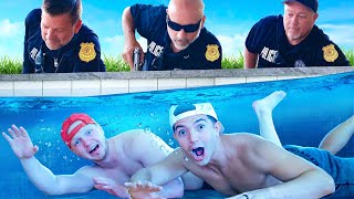 Hiding UNDERWATER from the POLICE ft Unspeakable [upl. by Darryl]