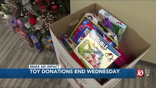 WILX Toys for Tots donations end Wednesday [upl. by Ganley]