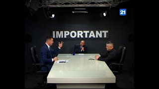 Vasile Costiuc și Nicolae Gherasim la emisiunea IMPORTANT [upl. by Brezin]