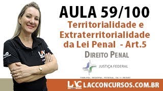 TRF 1ª Região  Direito Penal  Territorialidade e Extraterritorialidade da Lei Penal Art5 59100 [upl. by Michiko745]