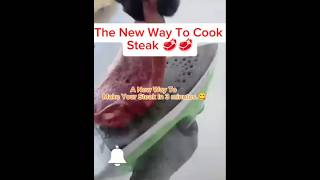 New way to cook steak🥩 A revolutionary steak cooking method ironseared steakshorts shortsfeed [upl. by Towill]