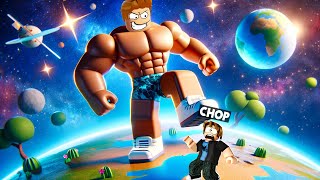 ROBLOX CHOP AND FROSTY COMPETE IN KICKBOXING SIMULATOR [upl. by Nidak768]