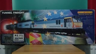 Hornby Railways R825 Tunnel Freight  OO Gauge  1996 Train Set  Unboxing amp Review  HD [upl. by Lamonica32]