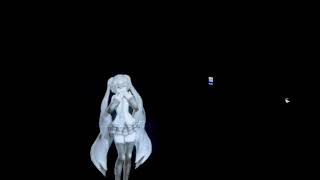 Burenai Ai De hatsune miku life size projection using kodac flik x7 mini projector [upl. by Paucker]