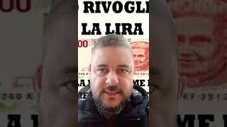 Rivoglio la Lira frasedelgiorno perte euro lira prodi rete4 tg mariogiordano deldebbio [upl. by Reinald]