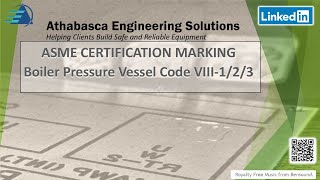 ASME Certification Marking and Nameplates Boiler Pressure Vessel Code [upl. by Eocsor135]