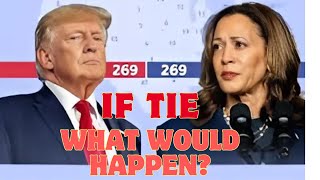 What if Kamala Harris and Trump TIED in the Electoral College The SHOCKING Consequences [upl. by Ycal]