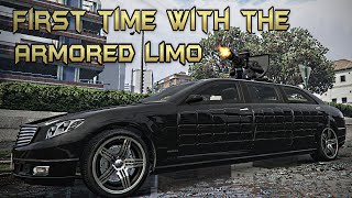 GTA 5 DLC  The new armored limousine is gorgeous Turreted Limo [upl. by Elfreda807]