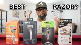 Gillette Labs Exfoliating Harrys Schick Best Razor Challenge [upl. by Annadroj]