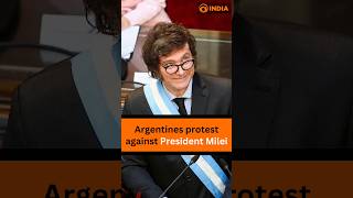 Argentines protest against President Milei [upl. by Kred456]