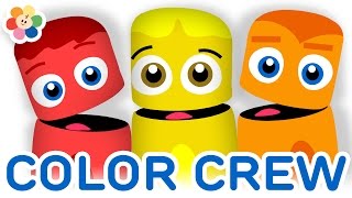 Color Collection 10 Red Yellow Orange  Color Learning Videos for Kids  Color Crew  BabyFirst [upl. by Korwin]