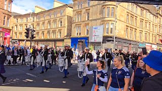 Mourne Young Defenders flute band Kilkeel The Sash  Glasgow Boyne Celebrations 6thJuly 2024 [upl. by Rausch]