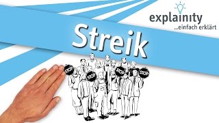 Streik einfach erklärt explainity® Erklärvideo [upl. by Shaughn]