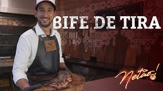 Bife de Tira – E como acender a churrasqueira  Netão Bom Beef 4 [upl. by Salahcin]