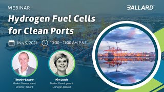 Webinar  Hydrogen Fuel Cells for Clean Ports [upl. by Adnawt296]