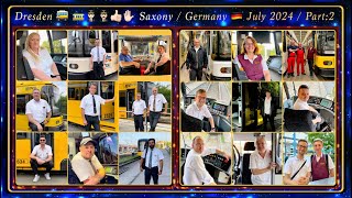 Dresden Bus and Tram impressions  Part2 July 2024  Long Video Version Bus u TramImpressionen [upl. by Rosetta]