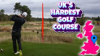 I Scored  On The UK’s HARDEST Golf Course… [upl. by Hannavahs]